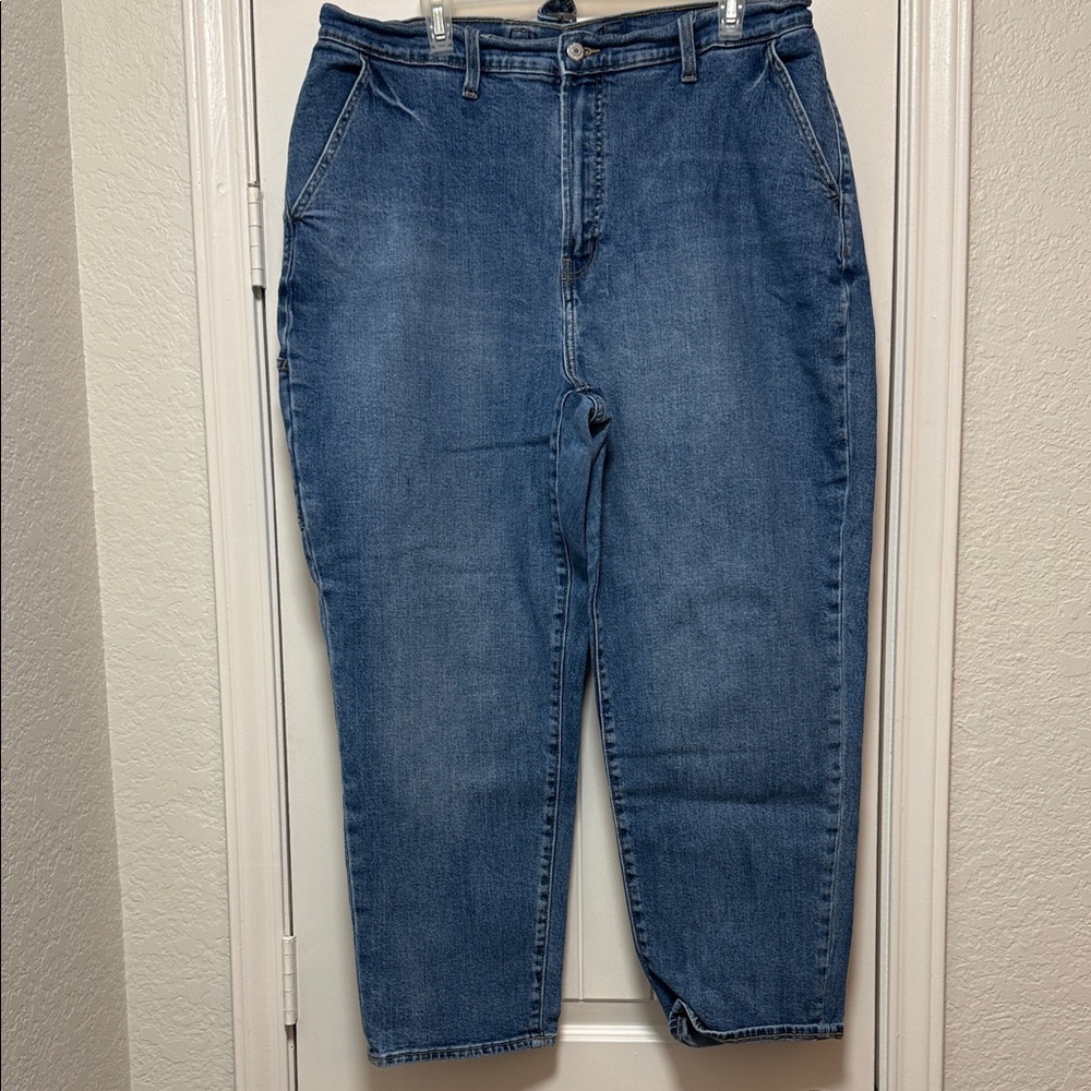 Old Navy Women's Straight Leg Jeans - Blue